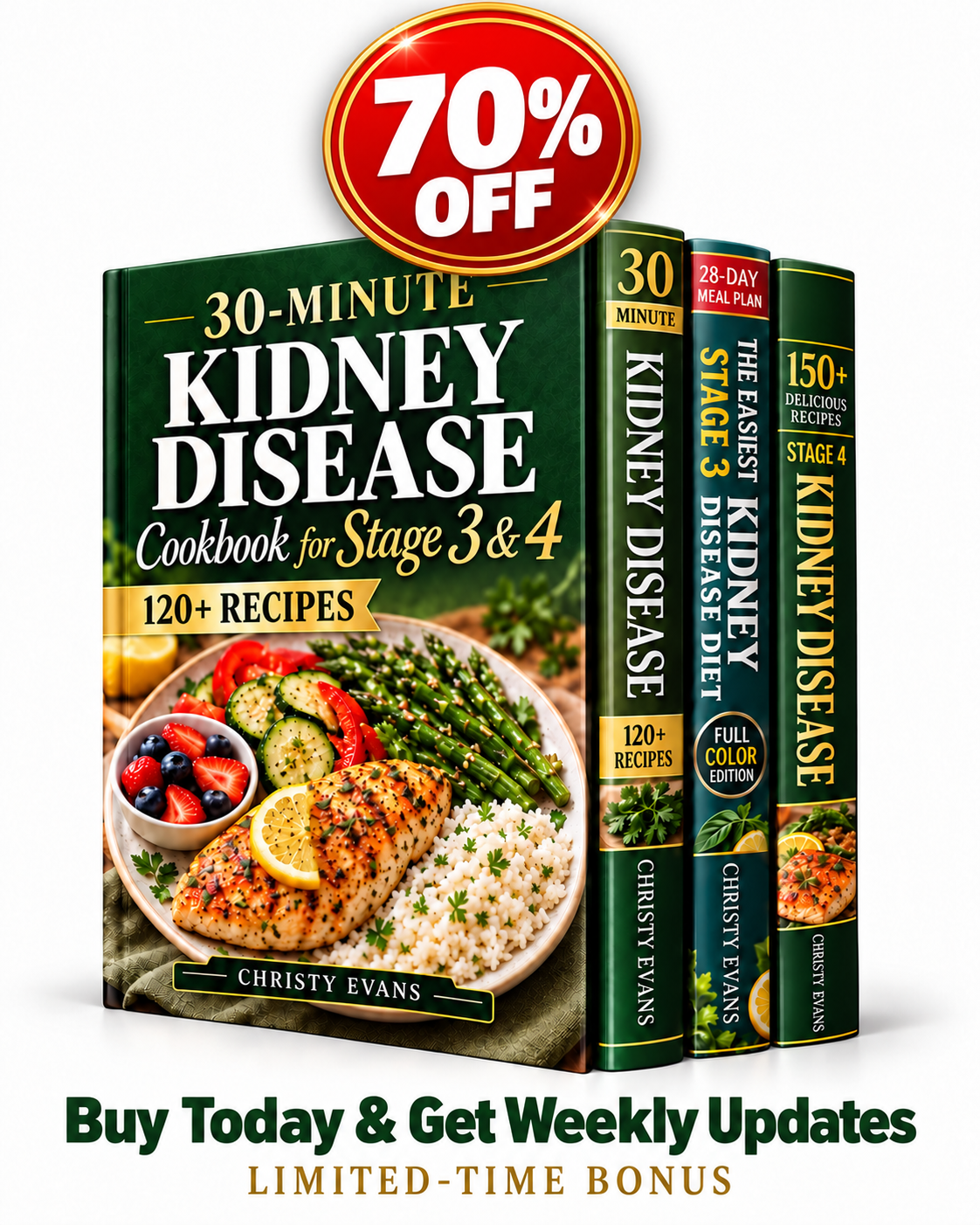 70% off: 30-Minute Kidney Disease Cookbook collection